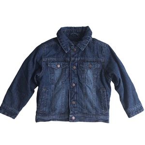 Children's Place Fleece Lined Denim Jacket-Boys-Sz XS (4)